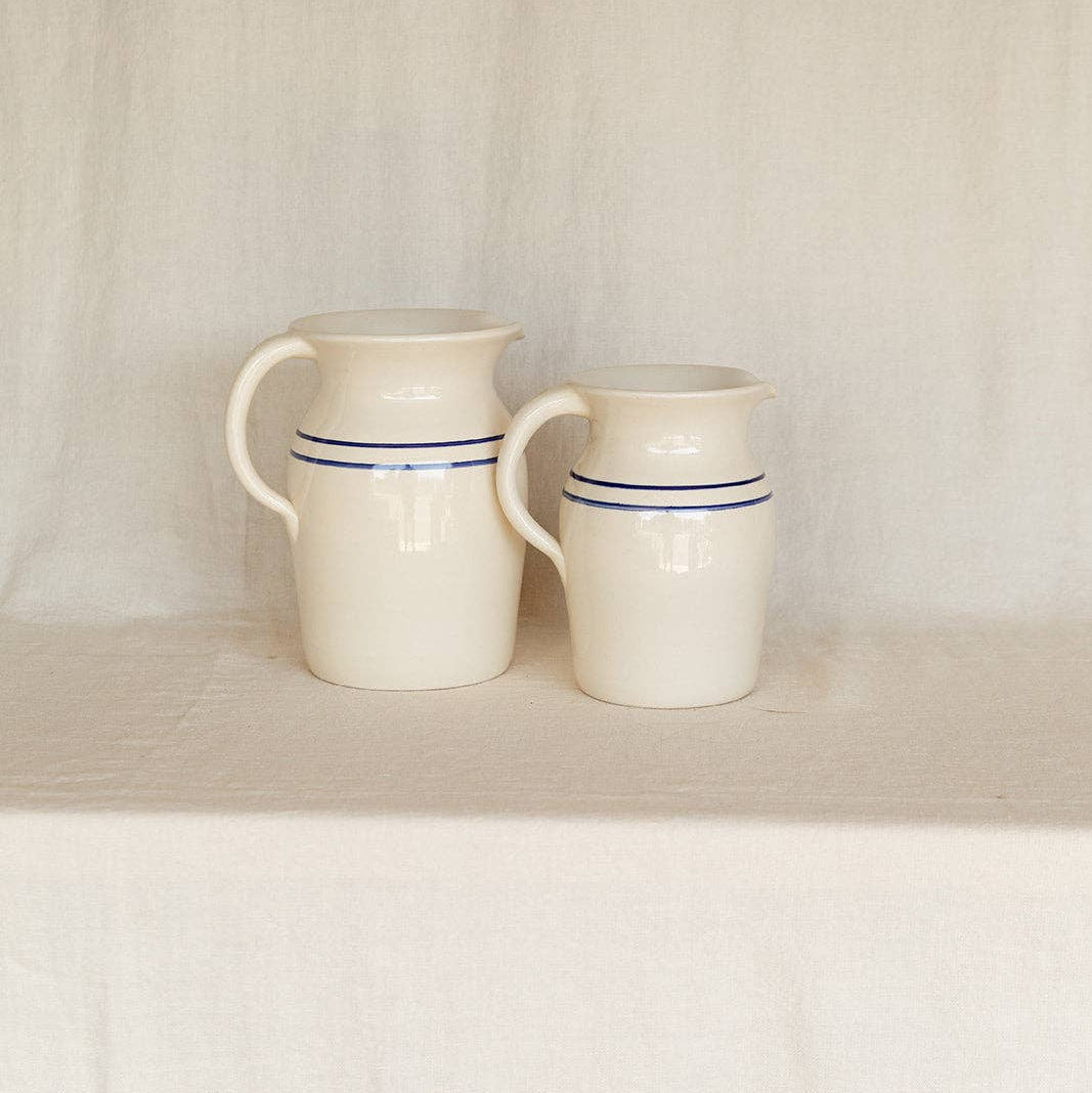 Stoneware Cottage Pitcher – Half Gallon & Gallon