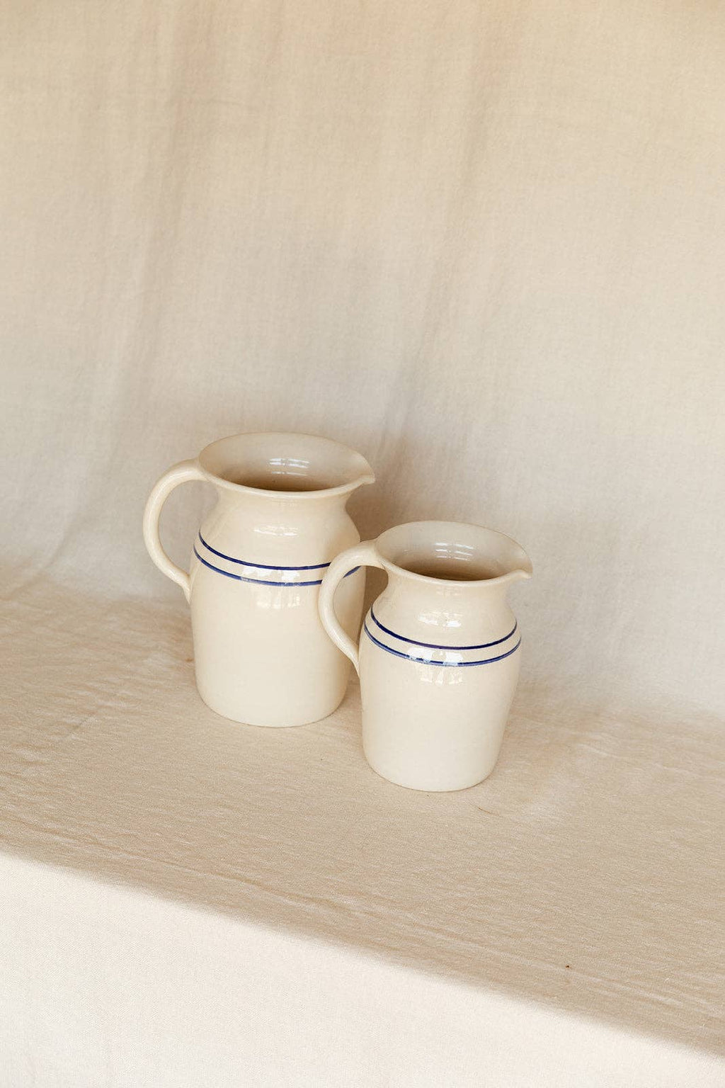 Stoneware Cottage Pitcher – Half Gallon & Gallon