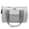 Simply Southern® Quilted Duffle: Black Bow