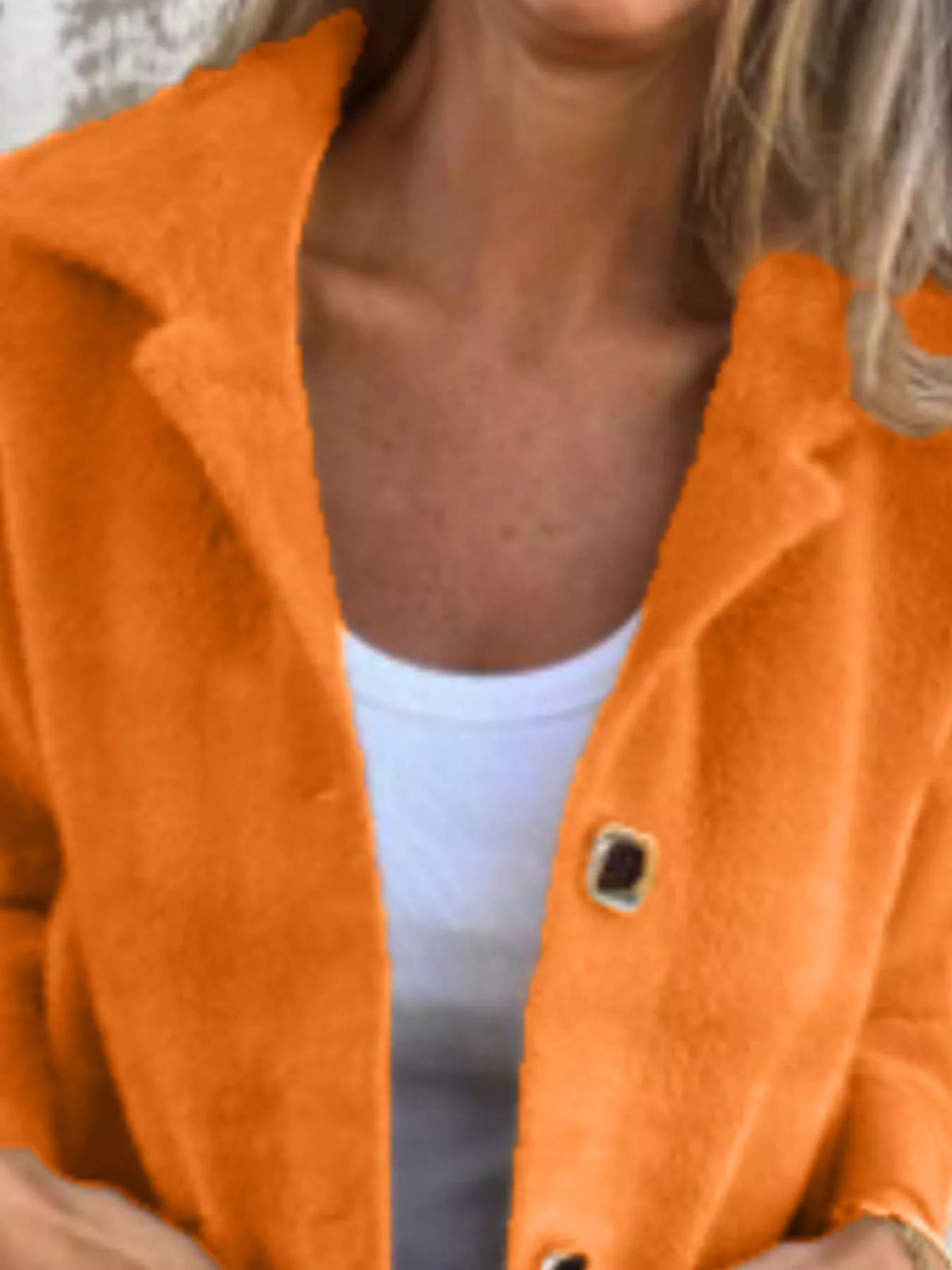 Full Size Button-Down Long Sleeve Longline Coat