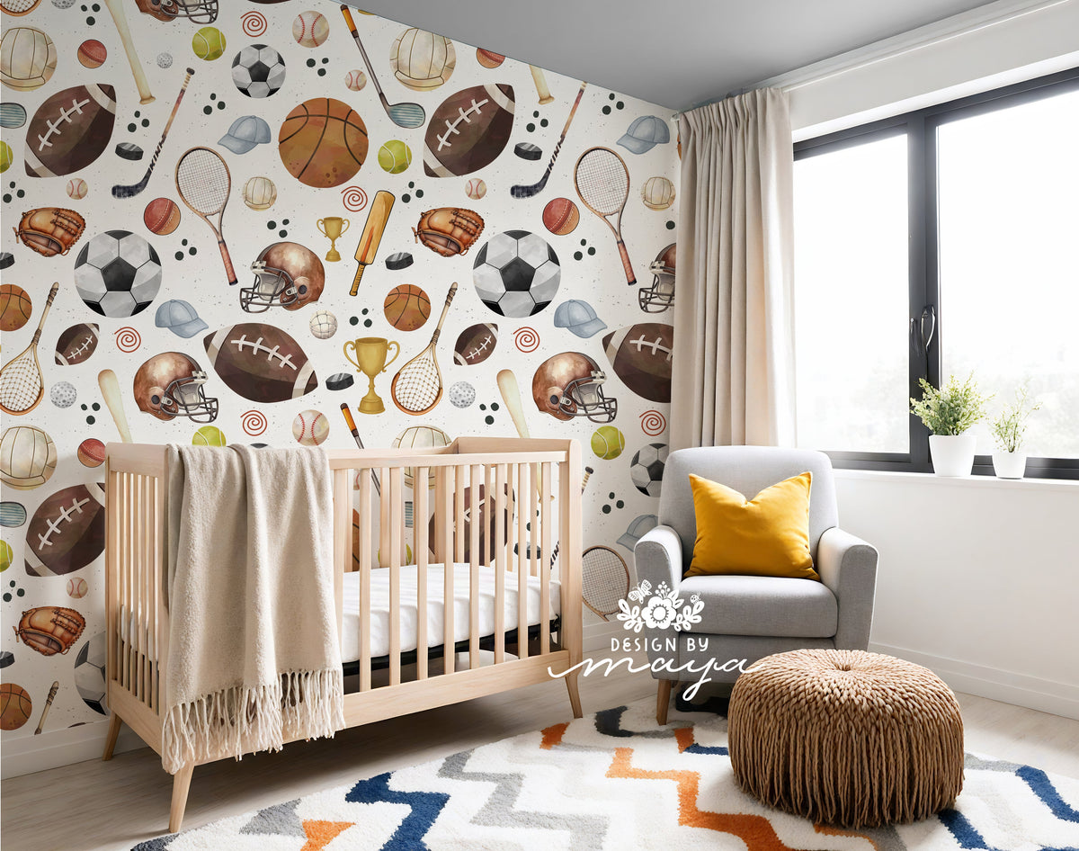 Farmhouse Wallpaper - Nursery Wall Decor Wallpaper