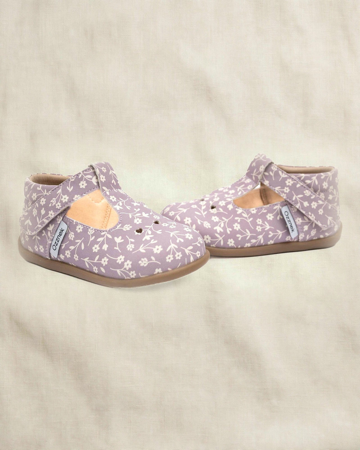 Ava Blossom Kids' Barefoot Mary Janes - Floral