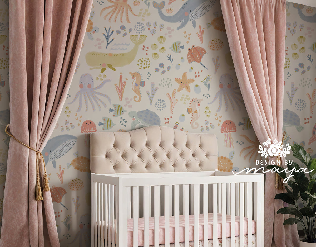 Farmhouse wallpaper - Nursery Wall Decor Wallpapers