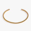 Alex + Ani Gold Beaded Cuff Bracelet