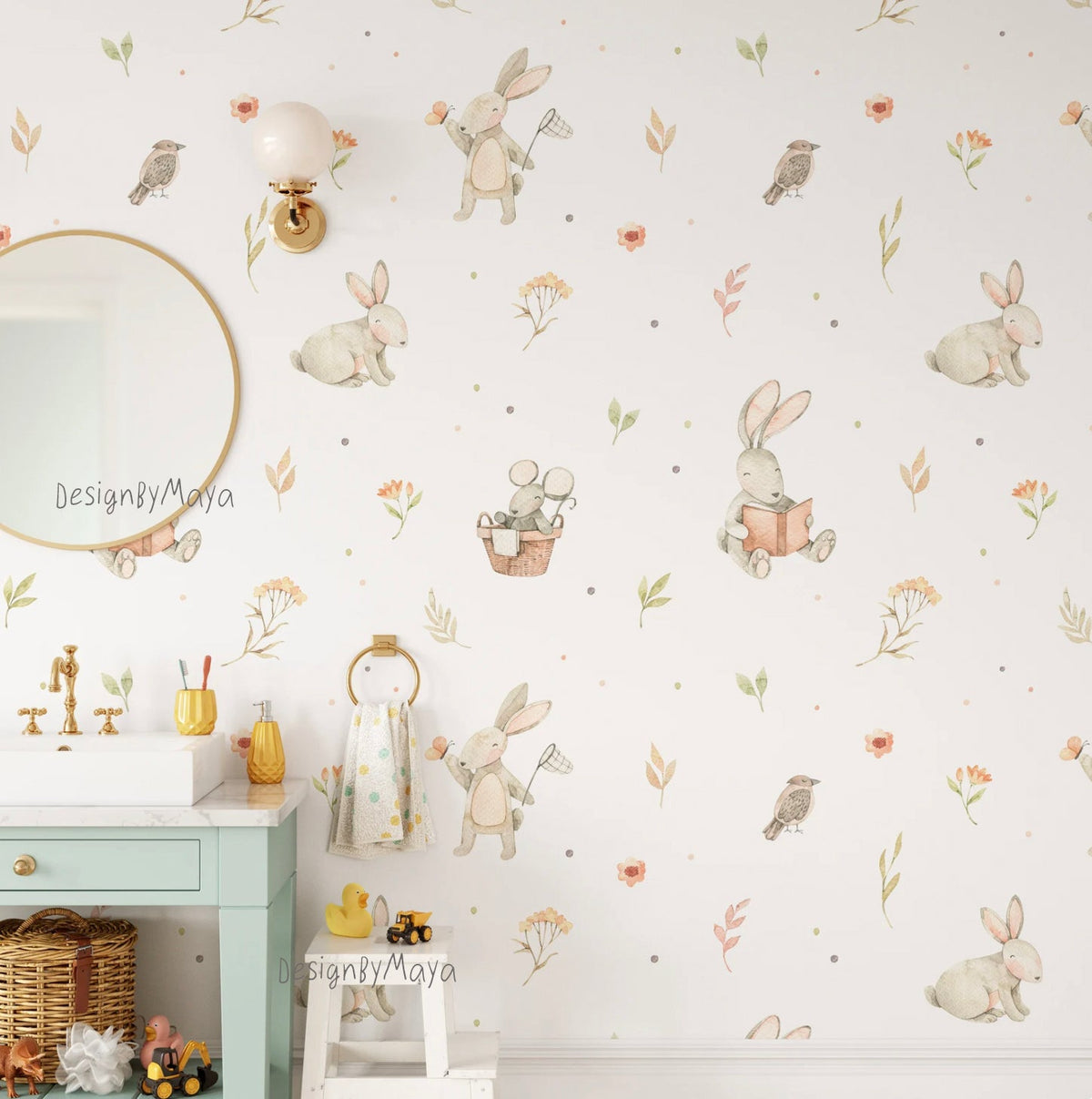 Farmhouse wallpaper - Nursery Wall Decor Wallpapers