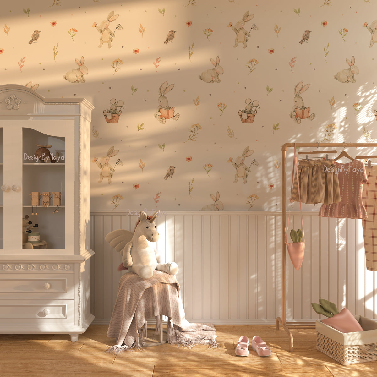 Farmhouse wallpaper - Nursery Wall Decor Wallpapers