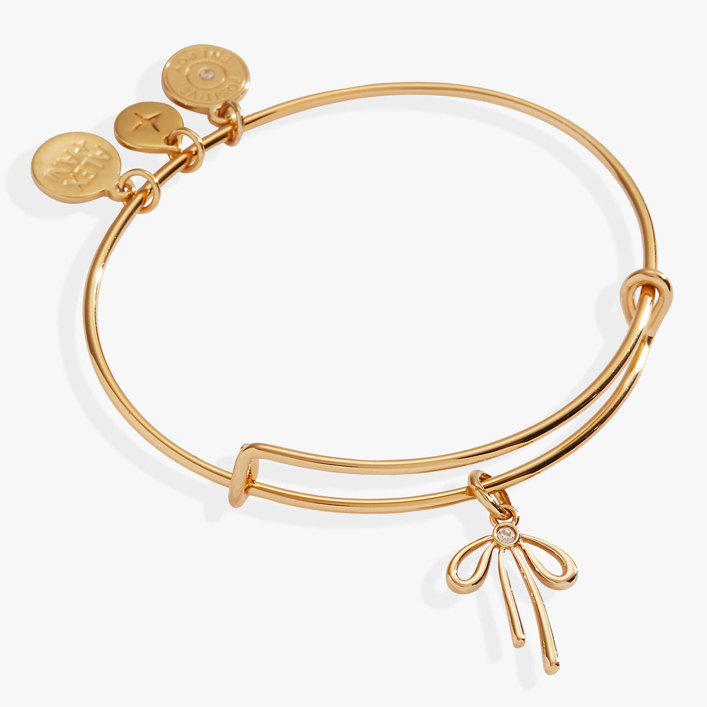 Alex + Ani Bow Charm Bangle