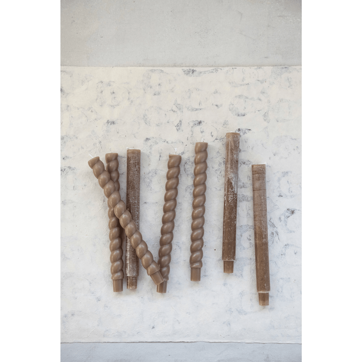 Tapered Twist Candles - 2 pc