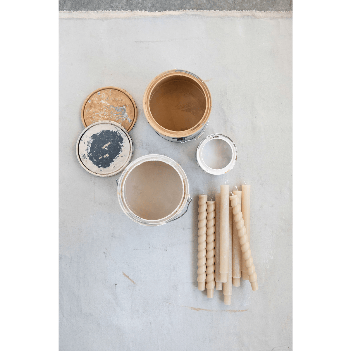 Tapered Twist Candles - 2 pc