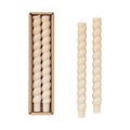 Tapered Twist Candles - 2 pc