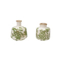 Stoneware Botanical Bud Vases Set of 2 - Handcrafted Ceramic Home Decor