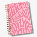 HeyPeacock PREPPY Spiral Notebook