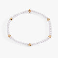 Alex + Ani Heart and Pearl Stretch Bracelet