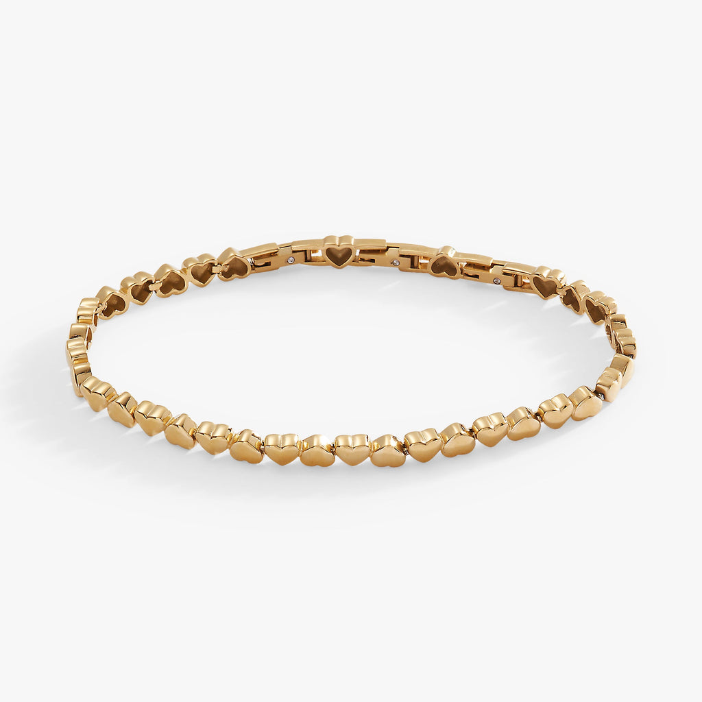 Alex + Ani Heart Charm Tennis Bracelet