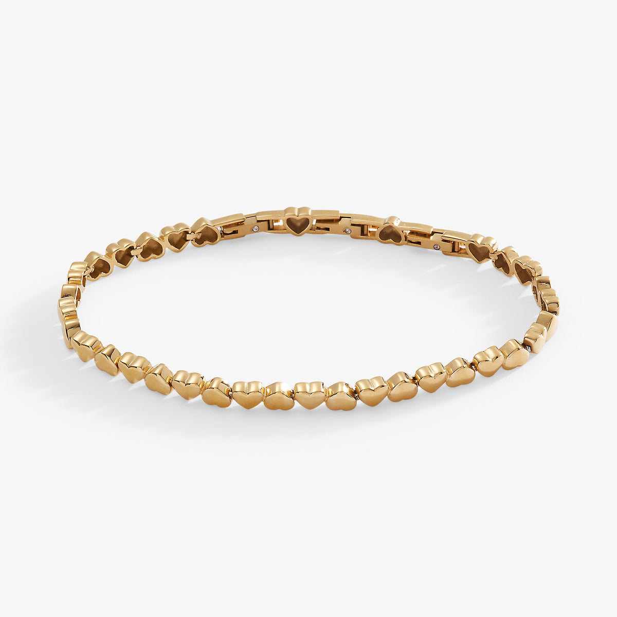 Alex + Ani Heart Charm Tennis Bracelet