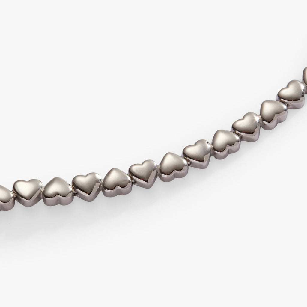 Alex + Ani Heart Charm Tennis Bracelet