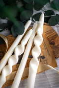 Twisted Spiral Taper Candle