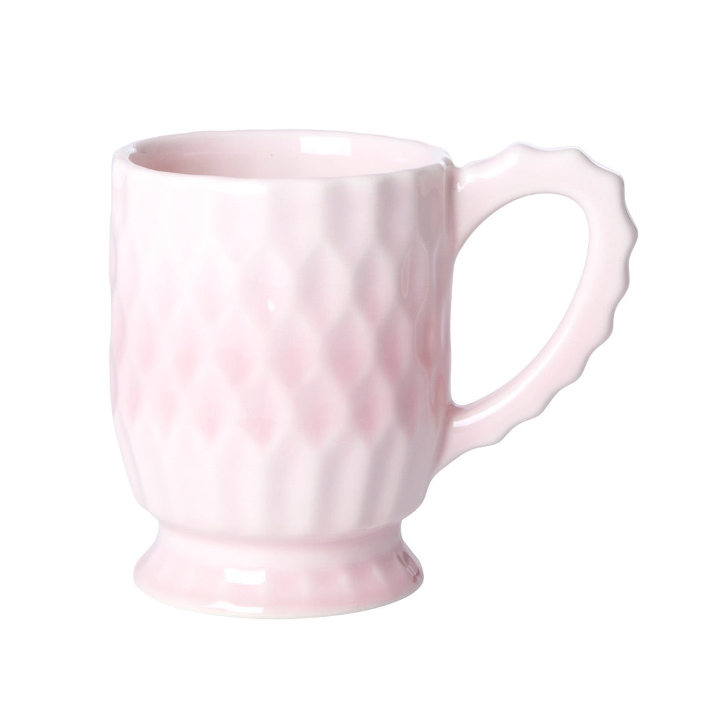 Ceramic Mug - Pink. Set of 6 mugs