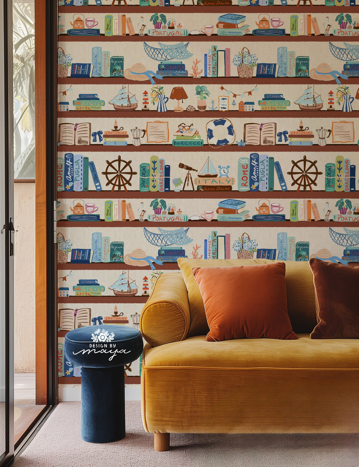 Farmhouse Wallpaper - Nursery Wall Decor Wallpaper