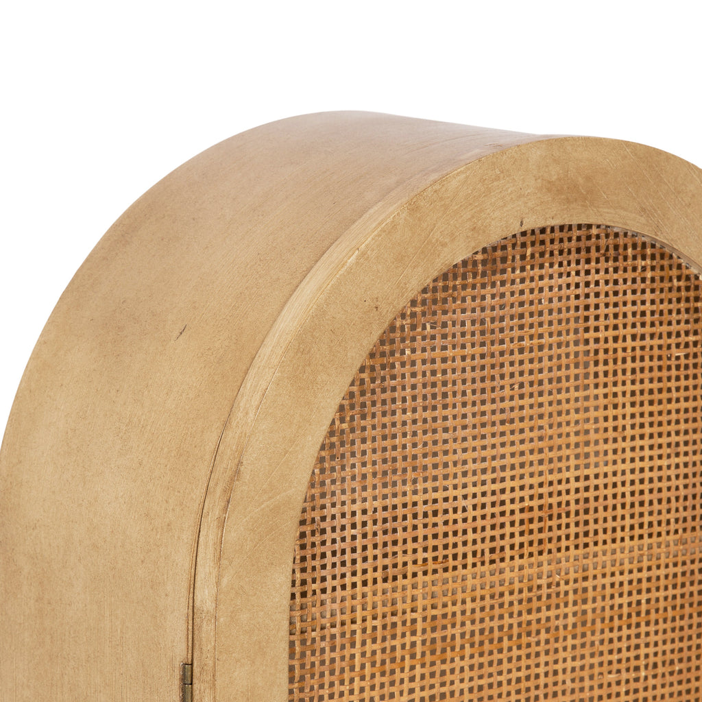 Ori Rattan Arch Wall Cabinet