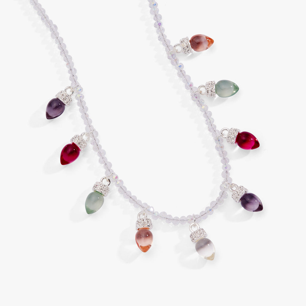 Alex + Ani Christmas Muted Light Bulb Necklace