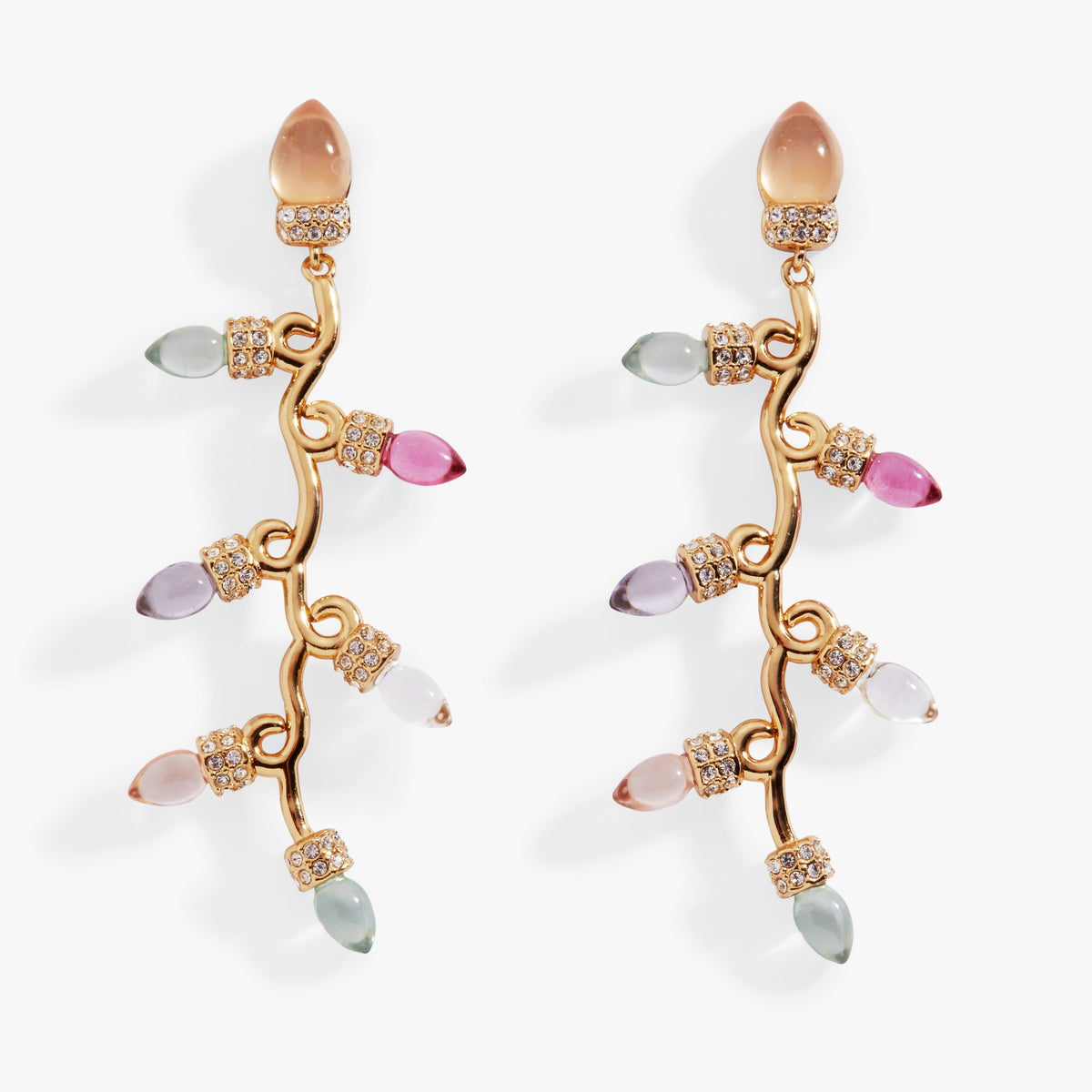 Alex + Ani Christmas Muted Light Bulb Earrings