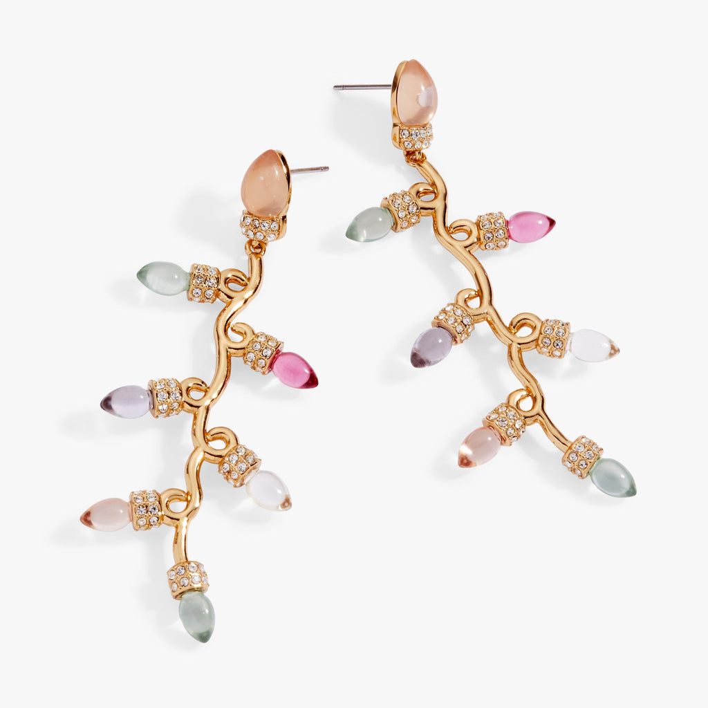 Alex + Ani Christmas Muted Light Bulb Earrings