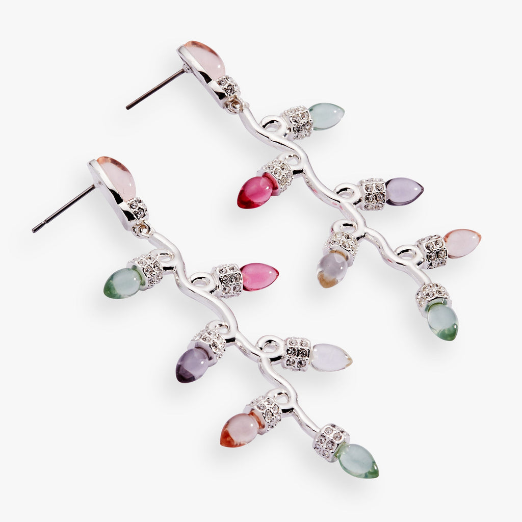 Alex + Ani Christmas Muted Light Bulb Earrings