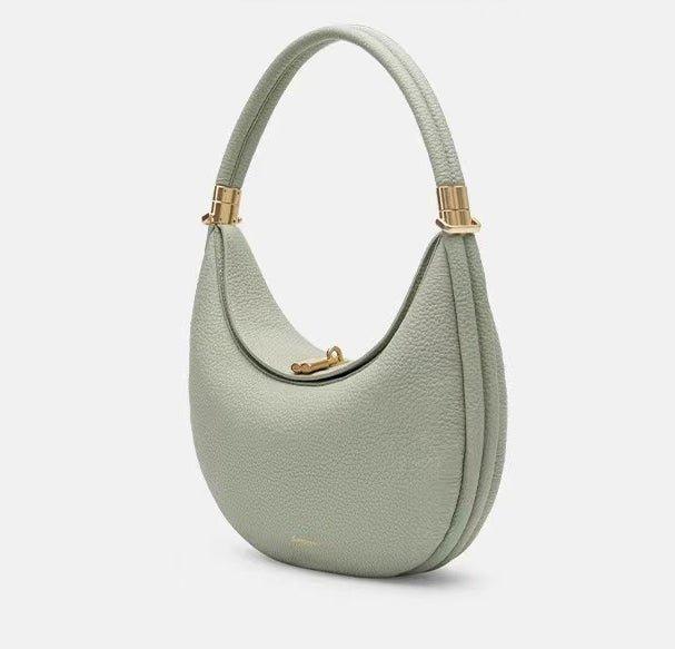 Cowhide Moon Bag