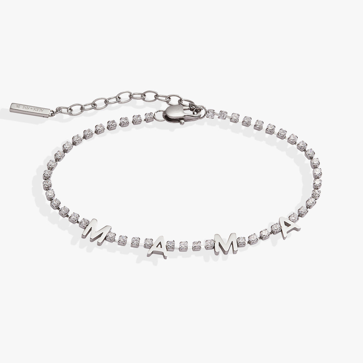 Alex + Ani 'Mama' Crystal Tennis Bracelet