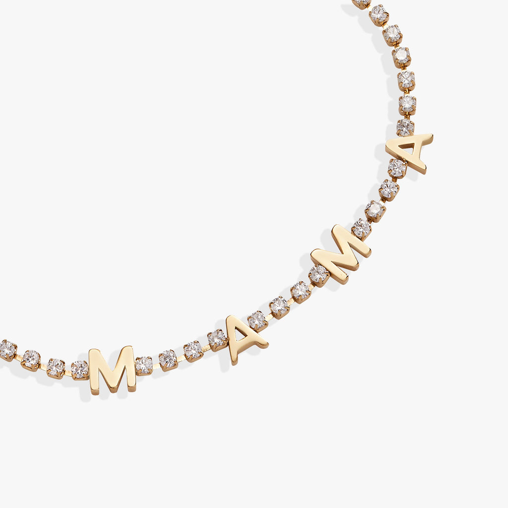 Alex + Ani 'Mama' Crystal Tennis Bracelet