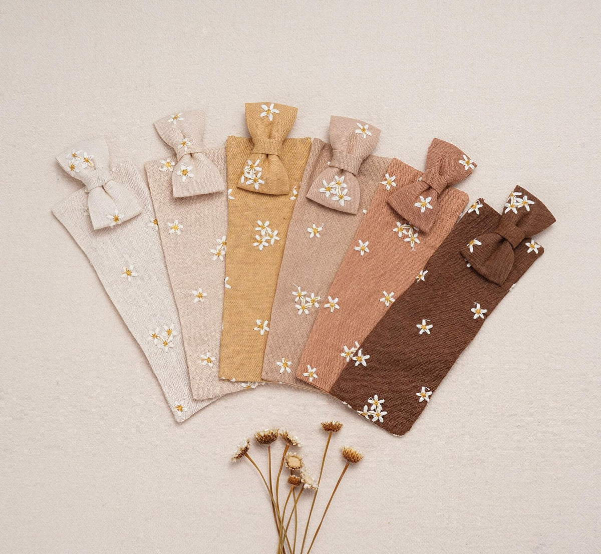Handmade Baby Hair Clips - 10 pcs