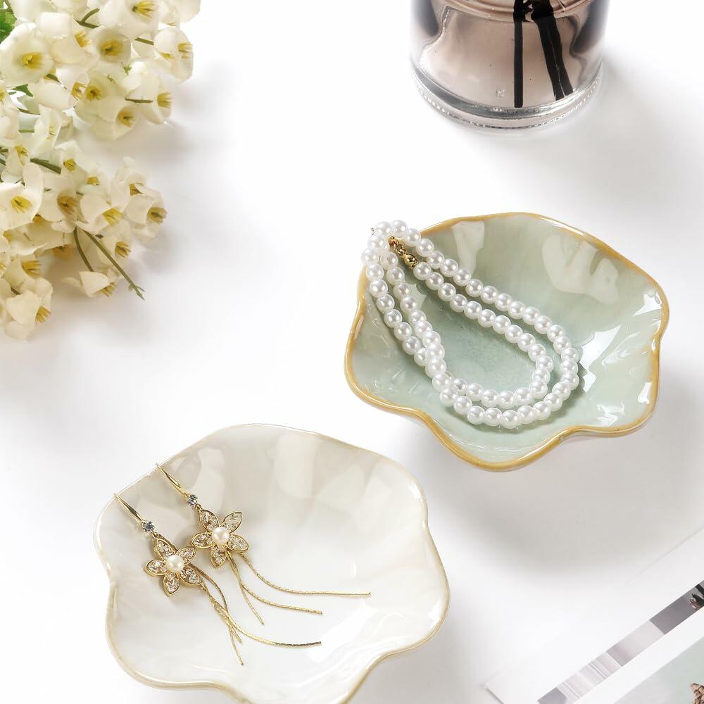 Lotus Leaf Jewelry Dish - 2 pc