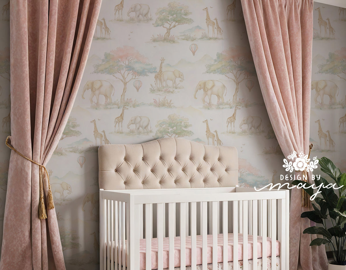 Farmhouse Wallpaper - Nursery Wall Decor Wallpaper
