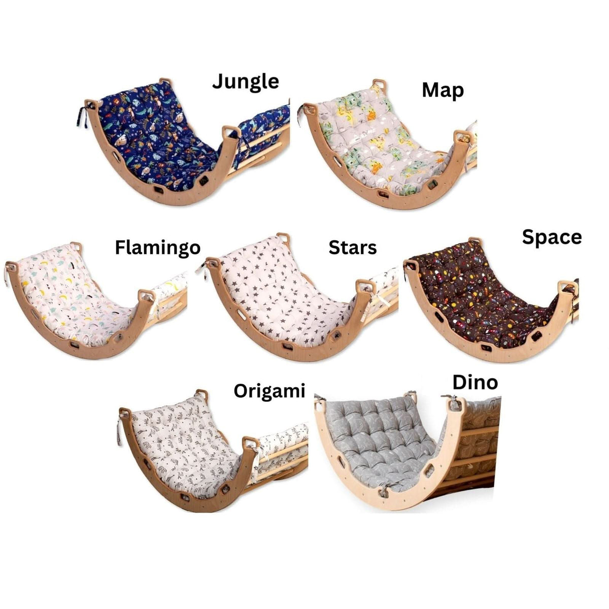 Climbing Arch/Rocker with Pillow & Ramp / Medium Size