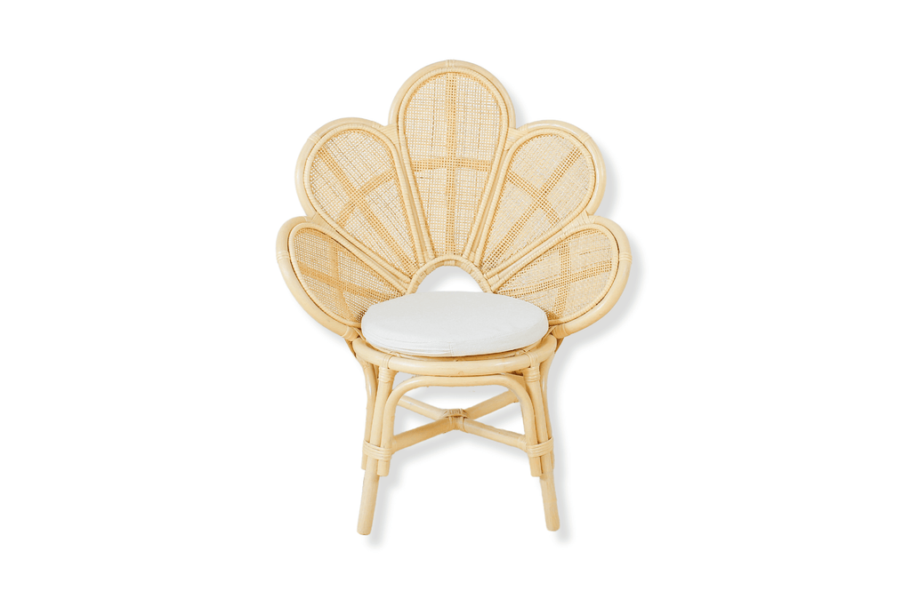 Rattan Flower Chair for Kids
