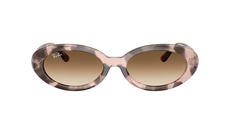 Ray-Ban Pink Tortoise Shell with Gradient Lenses