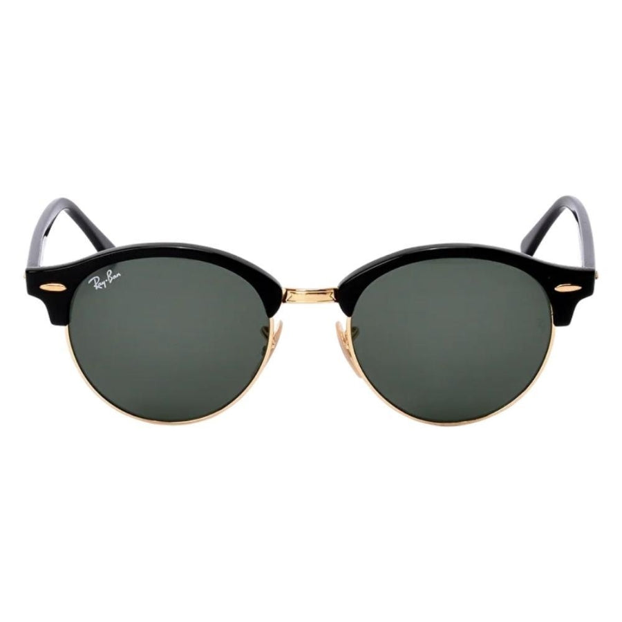 Ray-Ban Clubround Classic Sunglasses Black Gold