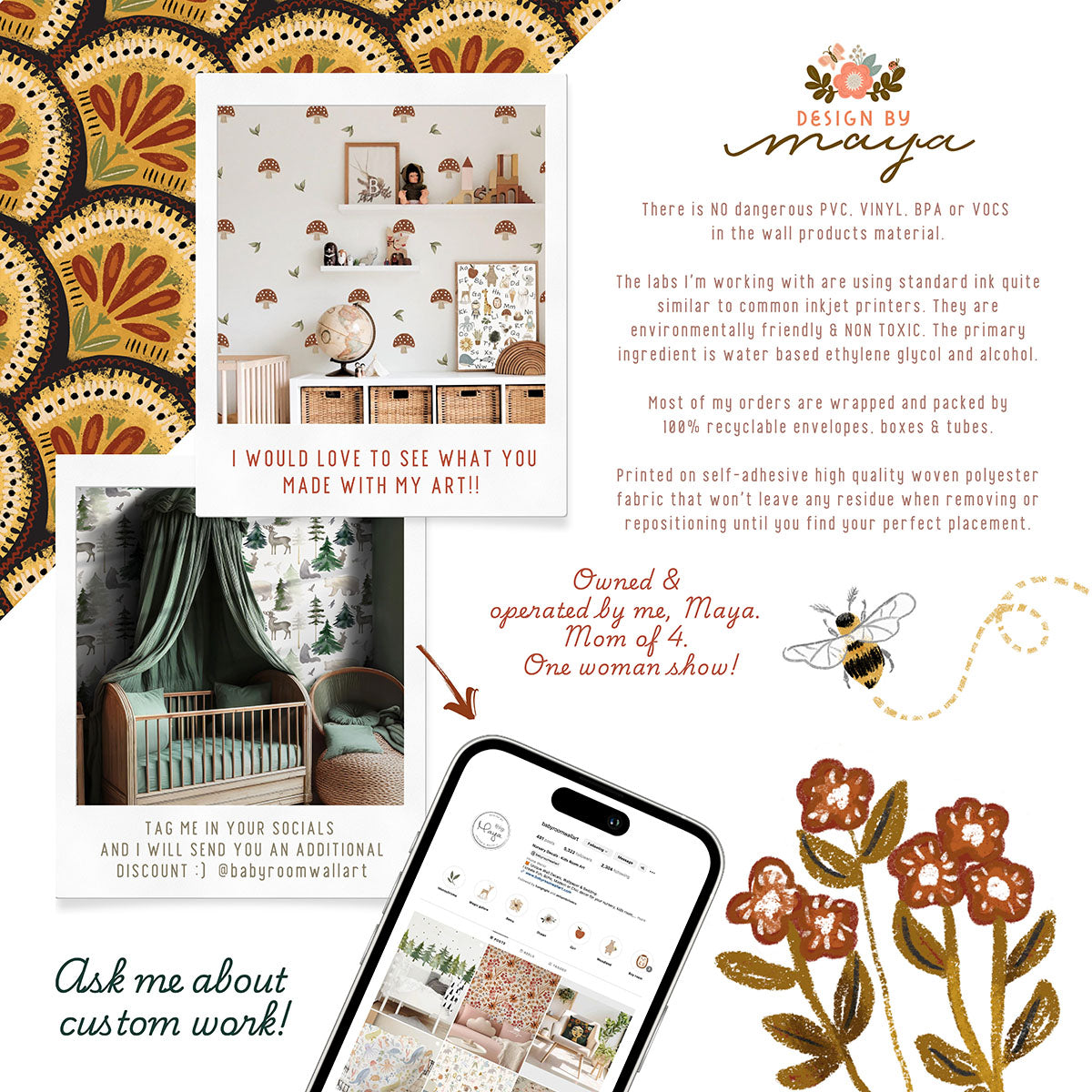 Farmhouse Wallpaper - Nursery Wall Decor Wallpaper