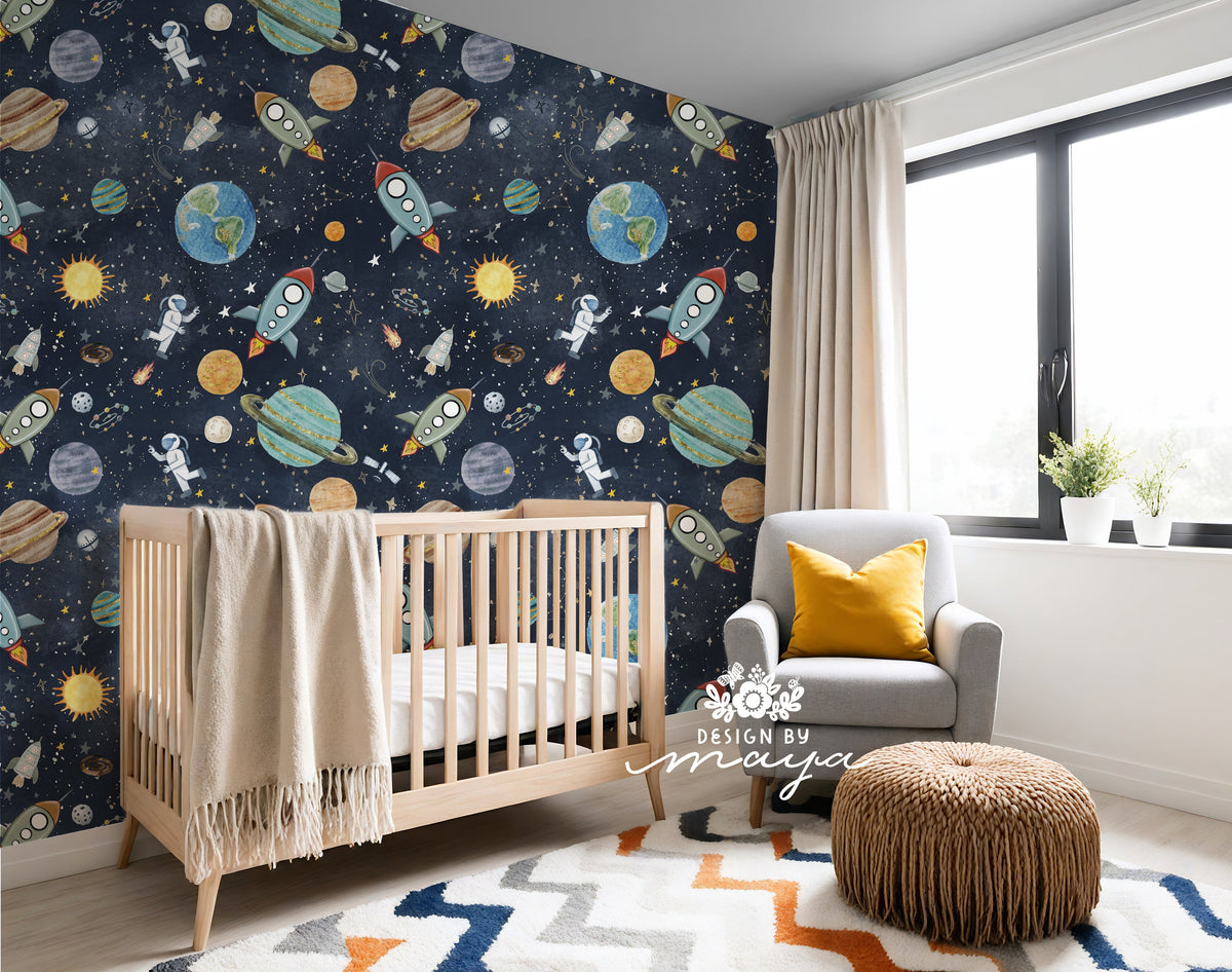 Farmhouse Wallpaper - Nursery Wall Decor Wallpaper