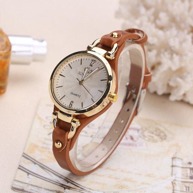 Thin Leather Watch